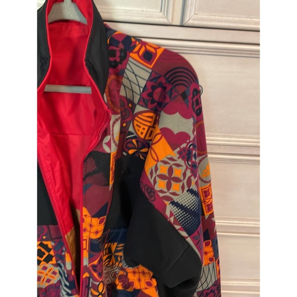 adidas Men's CNY Reversible Woven Jacket - Red nwt large - Picture 7 of 8